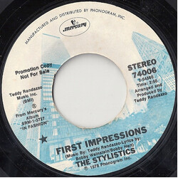 The Stylistics First Impressions Vinyl 7" USED