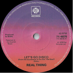 The Real Thing Let's Go Disco USED VINYL 7INCH 45 RPM SINGLE