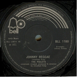 The Piglets Johnny Reggae VINYL 7" USED