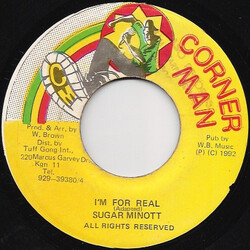 Sugar Minott I'm For Real USED VINYL 7INCH 45 RPM