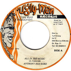 Anthony Red Rose All In The Music USED VINYL 7INCH
