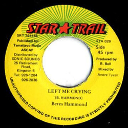 Beres Hammond Left Me Crying USED VINYL 7INCH 45 RPM