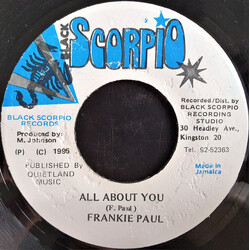 Frankie Paul All About You USED VINYL 7INCH 45 RPM