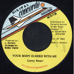 Leroy Smart Your Body Is Here With Me USED VINYL 7INCH 45 RPM