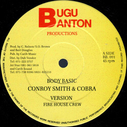 Conroy Smith / Mad Cobra / Firehouse Crew / Conrad Crystal Body Basic / Leave Out Of The Ghetto USED VINYL 12INCH