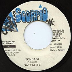 Sattalite Bondage USED VINYL 7INCH 45 RPM