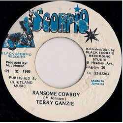 Terry Ganzie Ransome Cowboy USED VINYL 7INCH 45 RPM