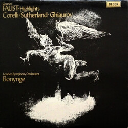 Charles Gounod / Franco Corelli / Joan Sutherland / Nicolai Ghiaurov / The London Symphony Orchestra / Richard Bonynge Faust - Highlights Vinyl LP USE