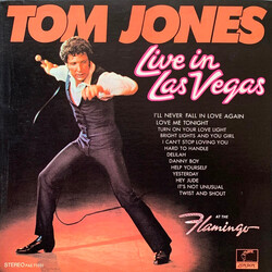 Tom Jones Live In Las Vegas (At The Flamingo) Vinyl LP USED