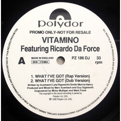 Vitamino / Ricardo Da Force What I've Got VINYL 12" USED