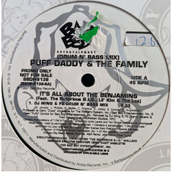Puff Daddy & The Family It's All About The Benjamins VINYL 12" USED