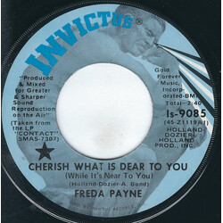 Freda Payne Cherish What Is Dear To You (While It's Near To You) / The World Don't Owe You A Thing USED VINYL 7INCH 45 RPM