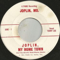 Euel Box Joplin, My Home Town USED VINYL 7INCH 45 RPM SINGLE