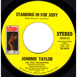 Johnnie Taylor Standing In For Jody / Shackin' Up USED VINYL 7INCH SINGLE STYRENE
