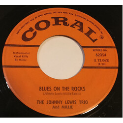 The Johnny Lewis Trio / Millie (4) Blues On The Rocks / Snake Hips USED VINYL 7INCH SINGLE 45 RPM