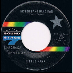 Little Hank Mister Bang Bang Man USED VINYL 7INCH 45 RPM PROMO