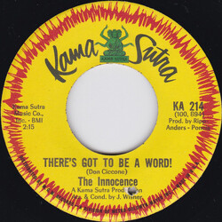 The Innocence There's Got To Be A Word! VINYL 7" USED