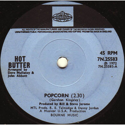 Hot Butter Popcorn VINYL 7" USED