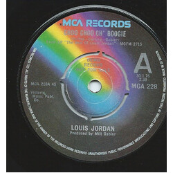 Louis Jordan Choo Choo Ch' Boogie USED VINYL 7INCH 45 RPM SINGLE PROMO