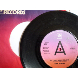 Simon May As Long As I Believe Vinyl 7" USED