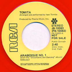 Tomita Arabesque No. 1 Vinyl 7" USED