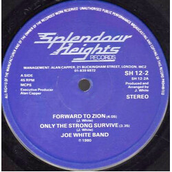 Joe White Band Forward To Zion USED VINYL 12INCH 45 RPM