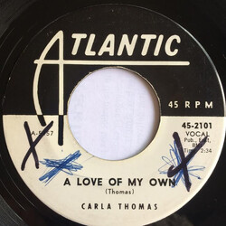 Carla Thomas A Love Of My Own /   Promises USED VINYL 7INCH 45 RPM PROMO