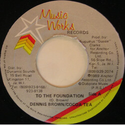 Dennis Brown / Cocoa Tea To The Foundation USED VINYL 7INCH 45 RPM