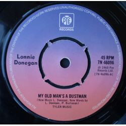 Lonnie Donegan My Old Man's A Dustman  /  I Wanna Go Home (The Wreck Of The John 'B') USED VINYL 7INCH SINGLE 45 RPM