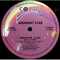 Midnight Star Operator USED VINYL 12INCH 33 S RPM STEREO