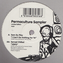 Sam Du Play / Served Chilled Permaculture Sampler USED VINYL 12INCH SAMPLER LIMITED EDITION