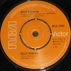 Mick Ronson Billy Porter USED VINYL 7INCH 45 RPM SINGLE REPRESS