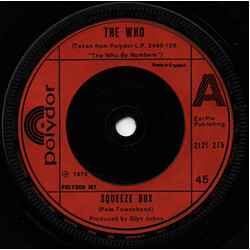 The Who Squeeze Box VINYL 7" USED