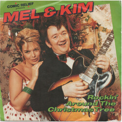 Mel Smith / Kim Wilde Rockin' Around The Christmas Tree USED VINYL 7INCH 45 RPM SINGLE STEREO