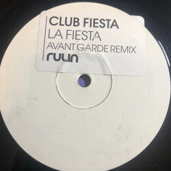 Club Fiesta La Fiesta USED VINYL 12INCH SINGLE SIDED LIMITED EDITION WHITE LABEL PROMO