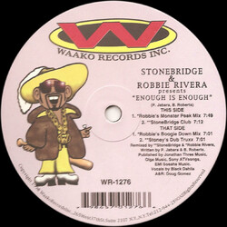 StoneBridge / Robbie Rivera Enough Is Enough USED VINYL 12INCH