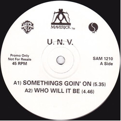 UNV Somethings Goin' On VINYL 12" USED
