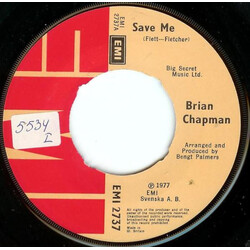 Brian Chapman Save Me Vinyl 7" USED