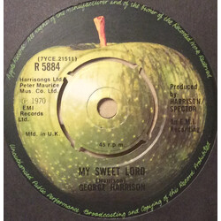George Harrison My Sweet Lord USED VINYL 7INCH 45 RPM SINGLE REISSUE