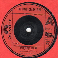 The Dave Clark Five Everybody Knows USED VINYL 7INCH SINGLE REISSUE MONO