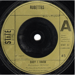 The Rubettes Baby I Know Vinyl 7" USED