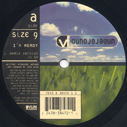 Size 9 I'm Ready USED VINYL 12INCH 33 S RPM