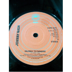 Johnny Nash Halfway To Paradise / Back In Time USED VINYL 7INCH SINGLE