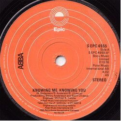 ABBA Knowing Me, Knowing You USED VINYL 7INCH 45 RPM SINGLE