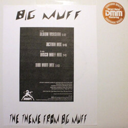 Big Muff The Theme From Big Muff USED VINYL 12INCH WHITE LABEL PROMO