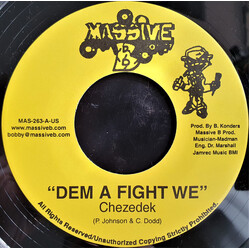 Chezidek / Khari Kill Dem A Fight We / Picture Of Selassie USED VINYL 7INCH 45 RPM