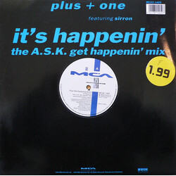 Plus + One / Sirron It's Happenin' (Remix) VINYL 12" USED