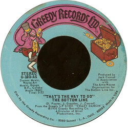 The Bottom Line That's The Way To Go / Disco Dobro USED VINYL 7INCH 45 RPM STYRENE
