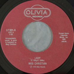 Meg Christian / Cris Williamson Lady / If It Weren't For The Music USED VINYL 7INCH 45 RPM