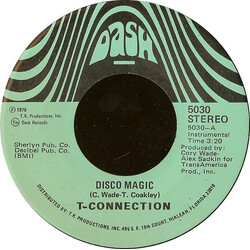 T-Connection Disco Magic / Monday Morning USED VINYL 7INCH 45 RPM SINGLE